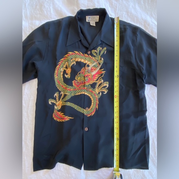 100% Silk Avanti Enter The Dragon shirt excellent condition - Picture 7 of 9
